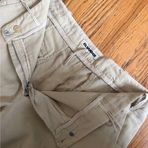 Jil Sander Beige Cotton Chino Pants